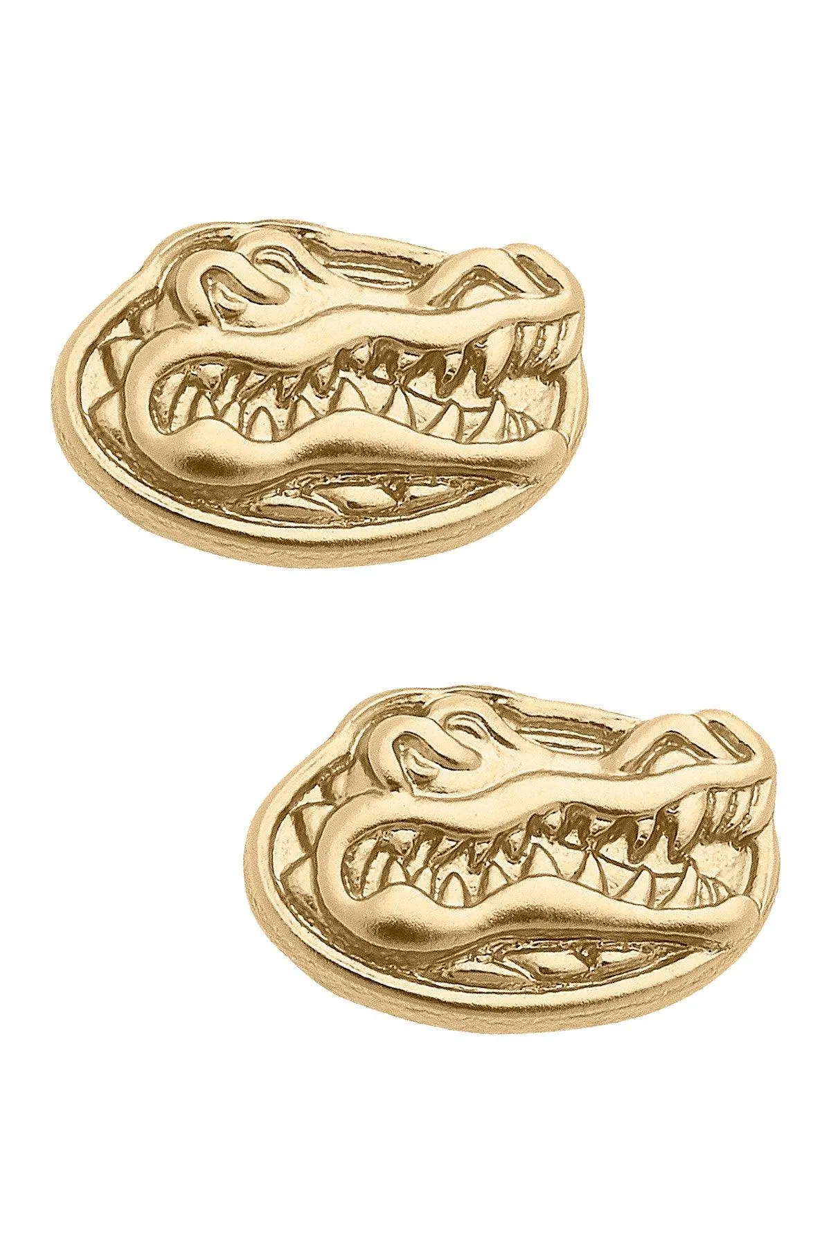 Florida Gators 24K Gold Plated Stud Earrings sold by Canvas Style