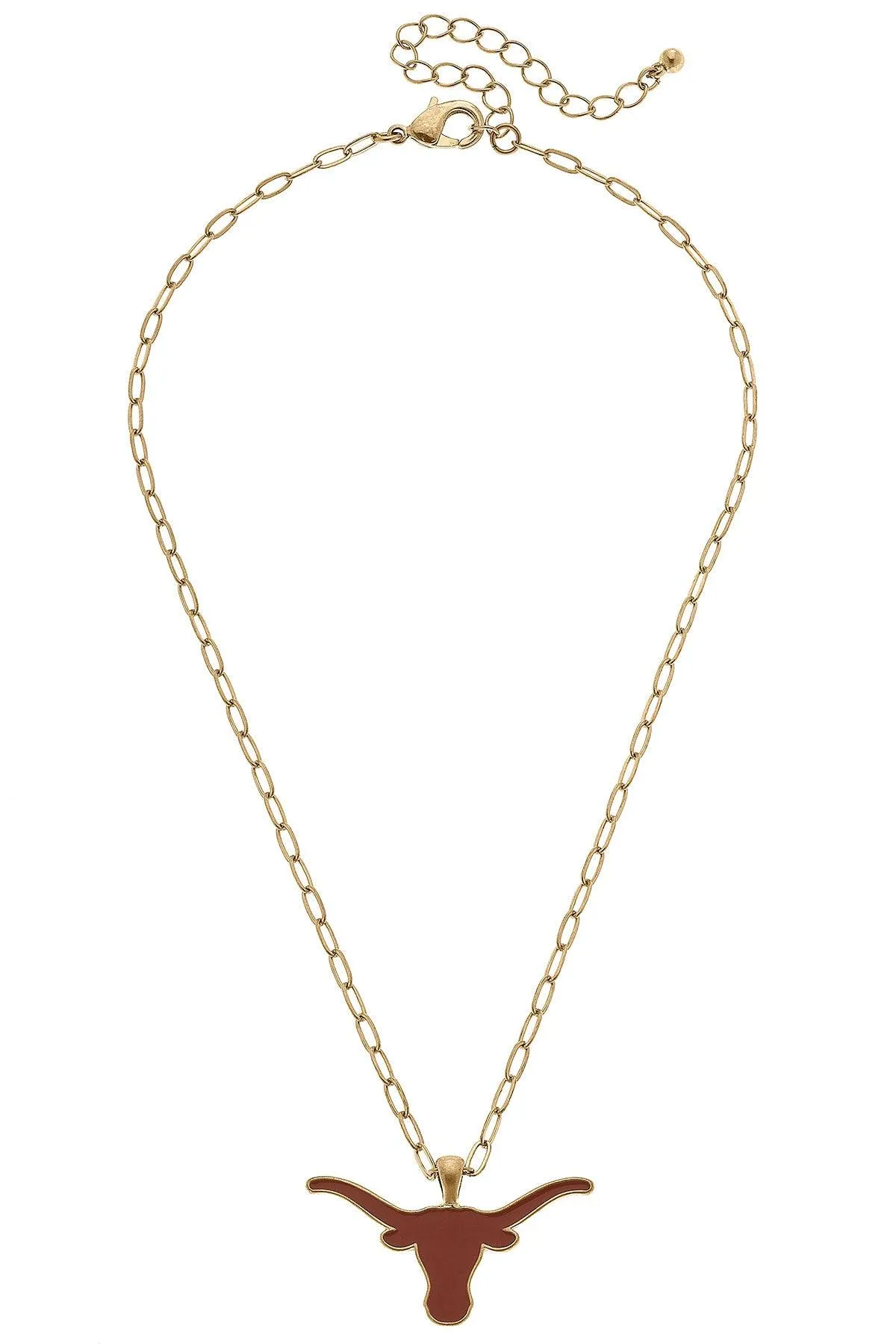 Texas Longhorns Enamel Pendant Necklace - FINAL SALE sold by Canvas Style product image thumbnail 4