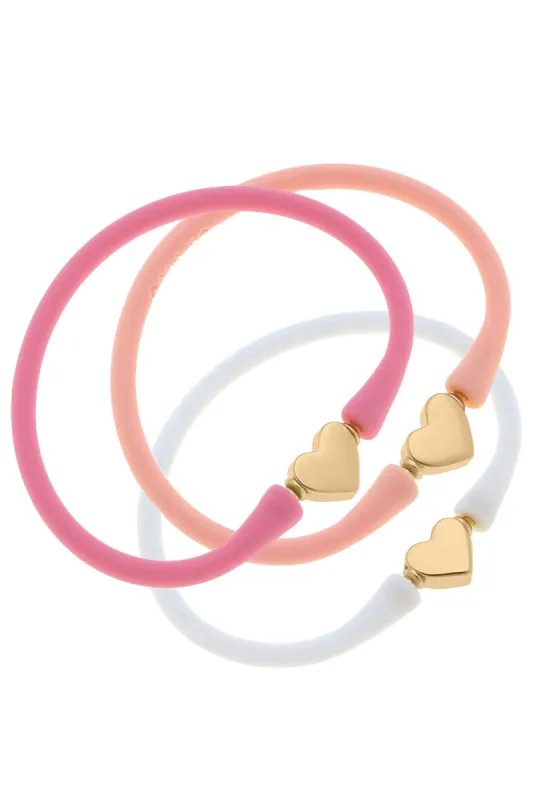 CANVAS Style x @thelovelyflamingo Bali Stack Silicone Bracelet Stack of 3 sold by Canvas Style