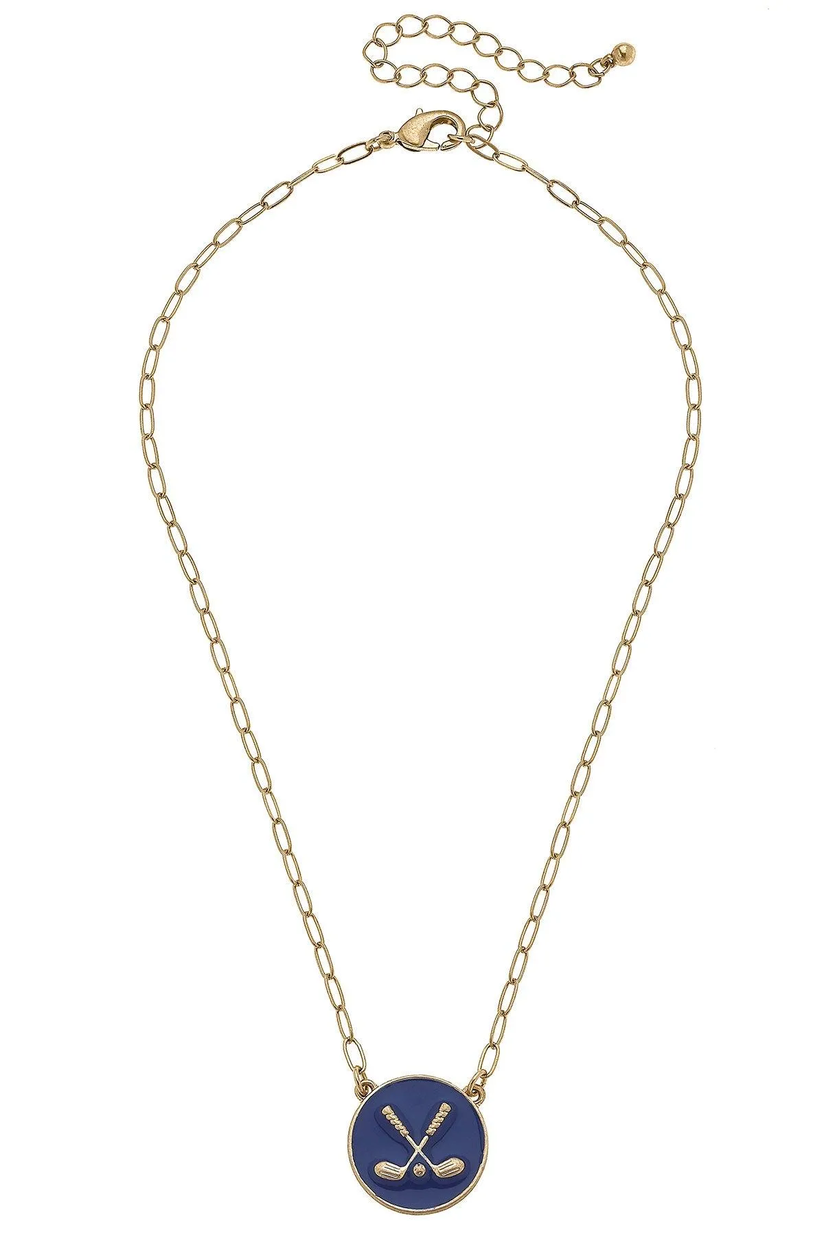 Paige Golf Clubs Enamel Pendant Necklace sold by Canvas Style product image thumbnail 2