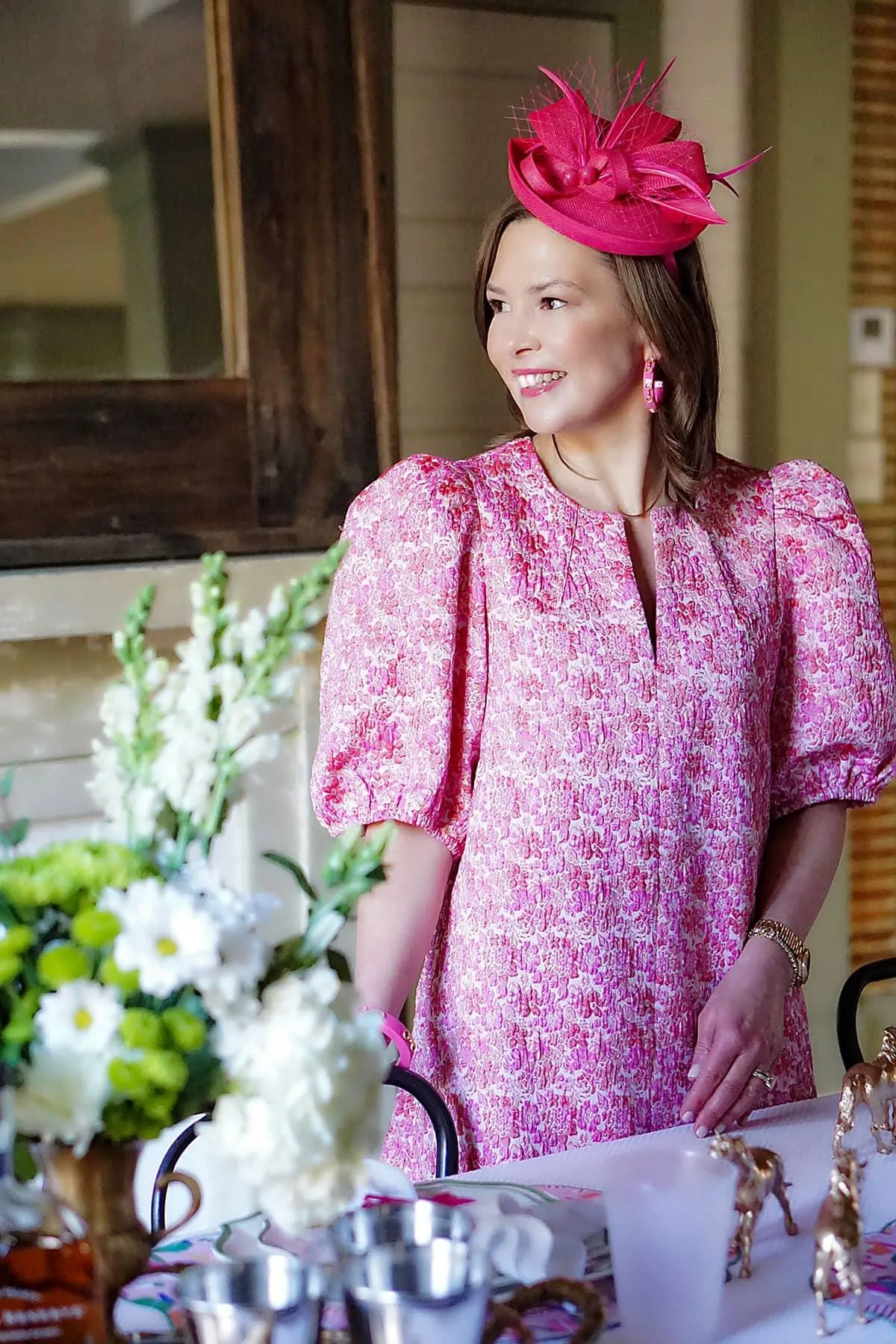 Sutton Horsebit Resin Hoop Earrings sold by Canvas Style product image thumbnail 2