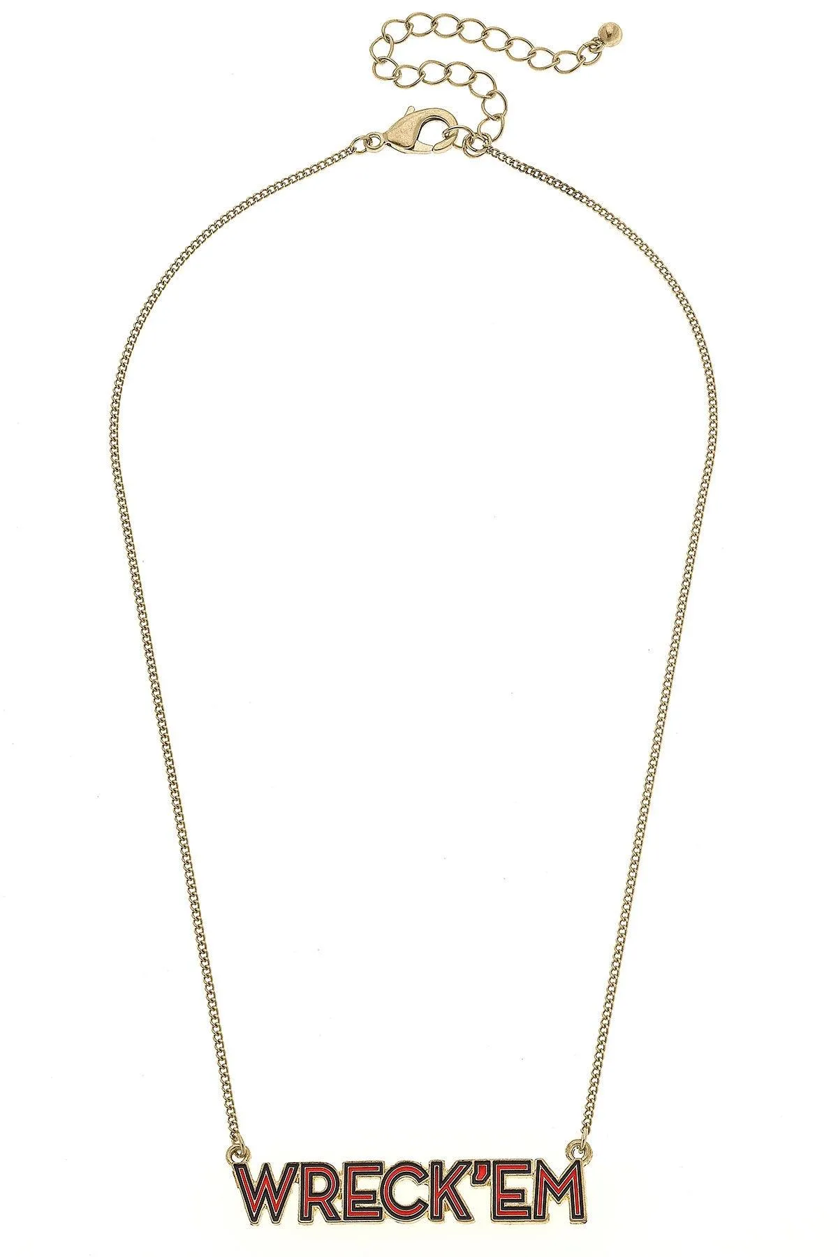 Texas Tech Red Raiders Outline Enamel Necklace sold by Canvas Style product image thumbnail 3