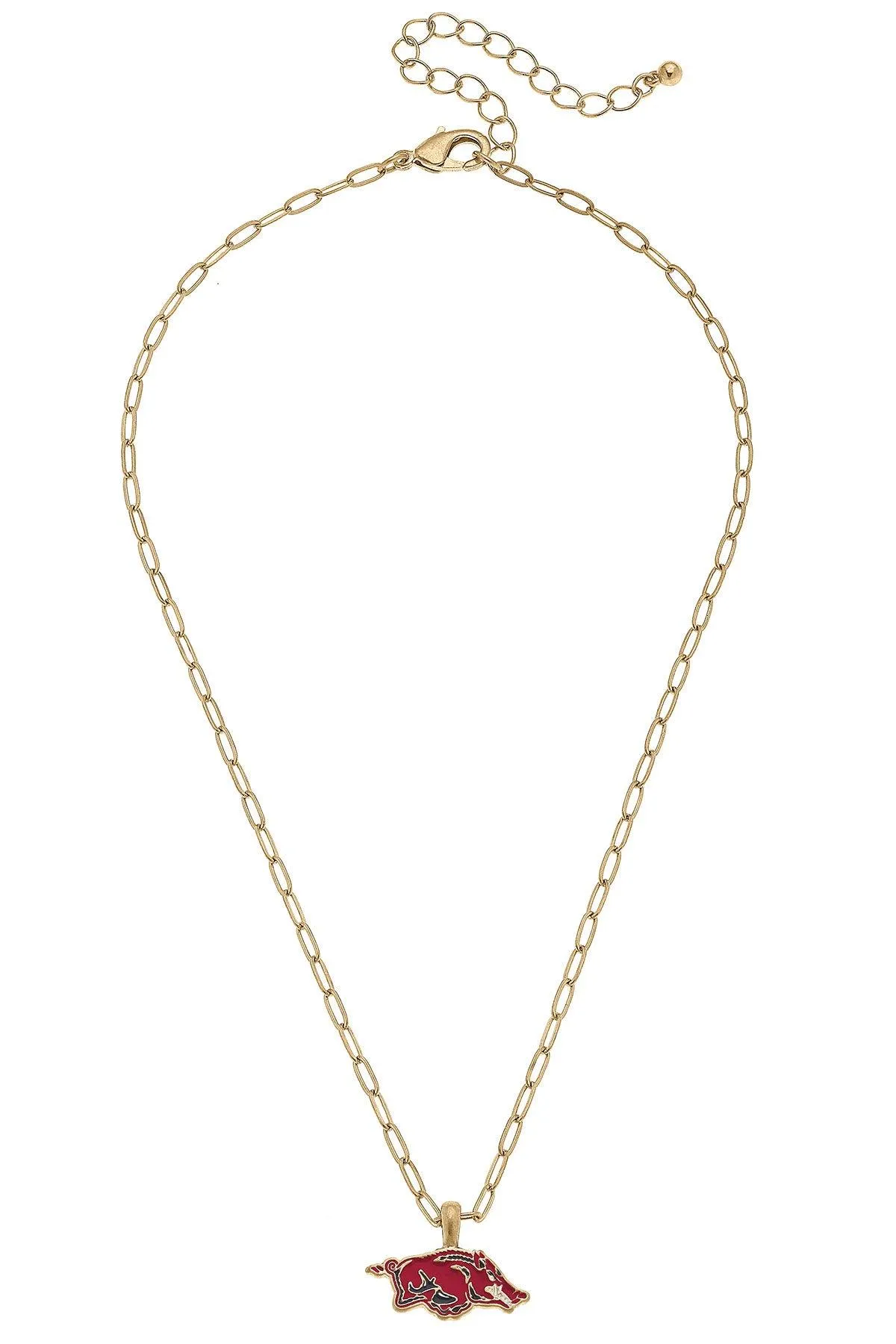 Arkansas Razorbacks Enamel Pendant Necklace sold by Canvas Style product image thumbnail 4