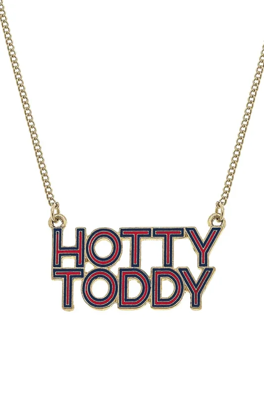 Ole Miss Rebels Outline Enamel Necklace sold by Canvas Style