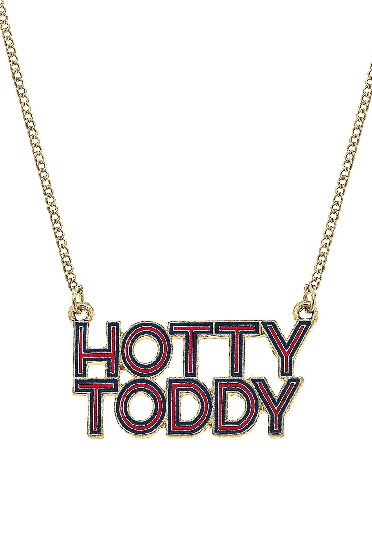 Ole Miss Rebels Outline Enamel Necklace sold by Canvas Style