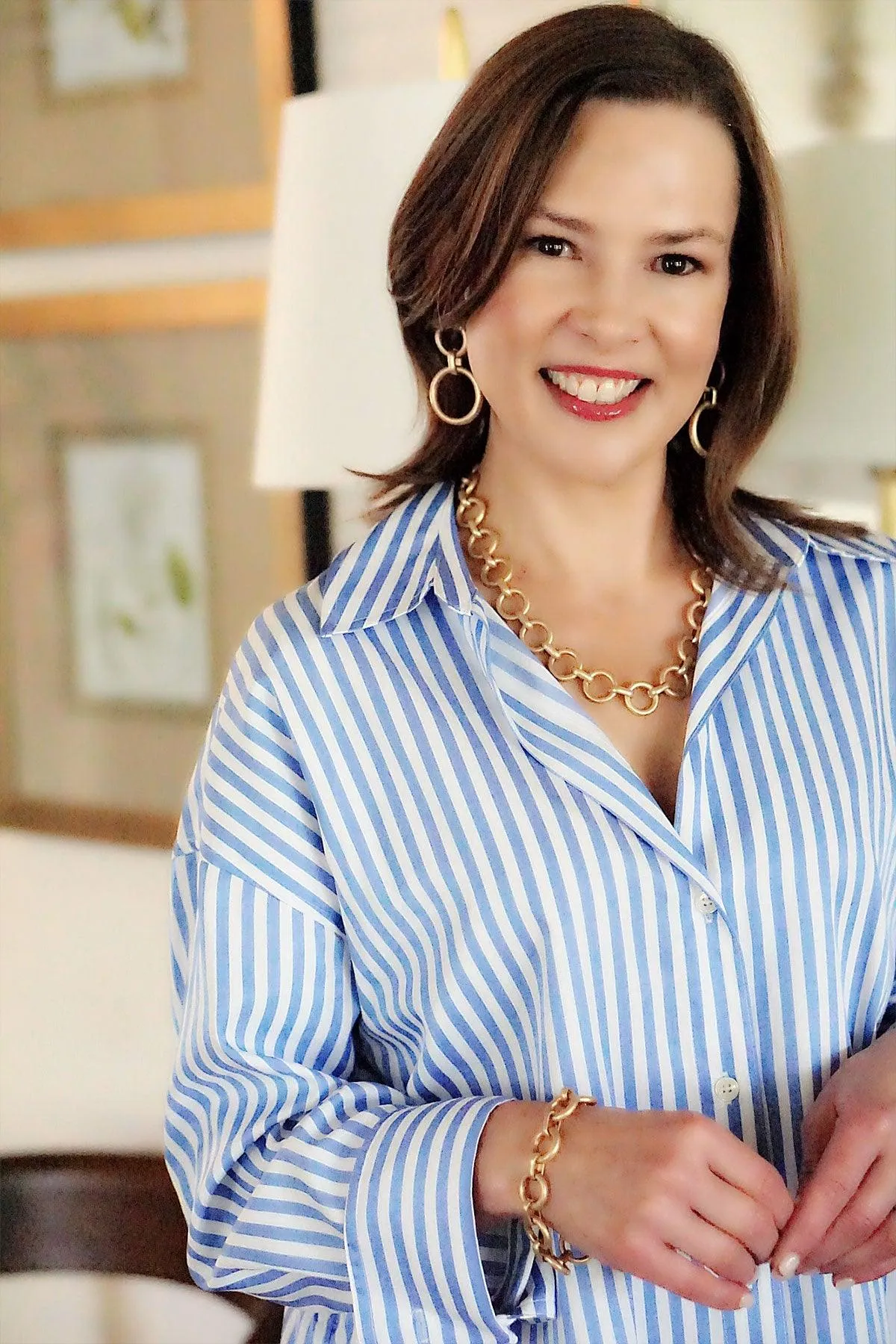 Perla Linked Chain Statement Necklace sold by Canvas Style product image thumbnail 2