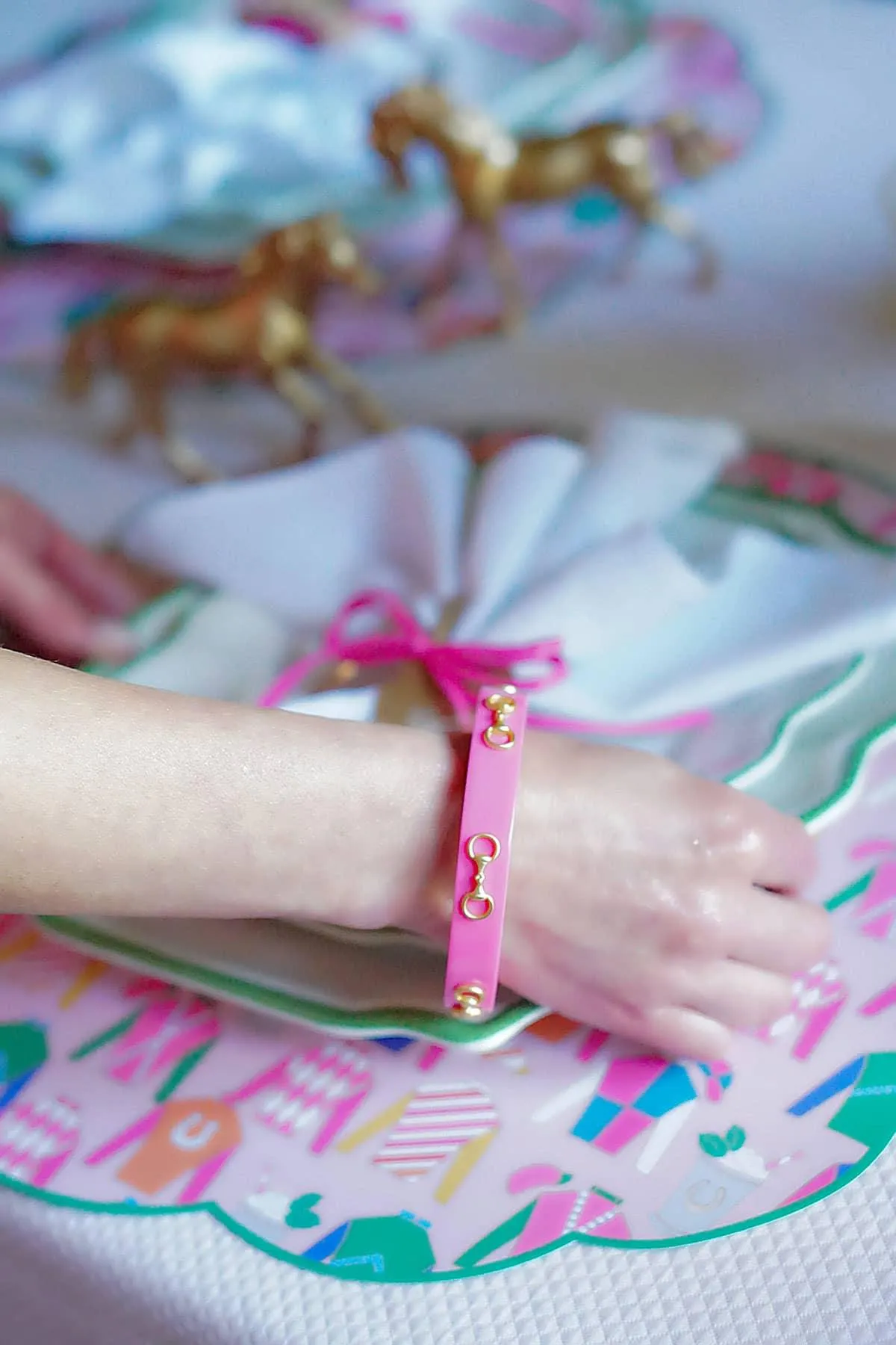 Sutton Horsebit Resin Bangle sold by Canvas Style product image thumbnail 2