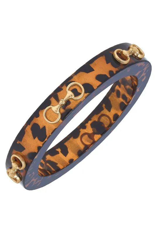 Sutton Horsebit Resin Bangle sold by Canvas Style