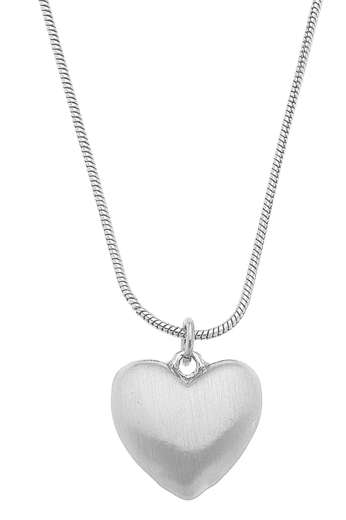 Icon Puffed Heart Necklace sold by Canvas Style