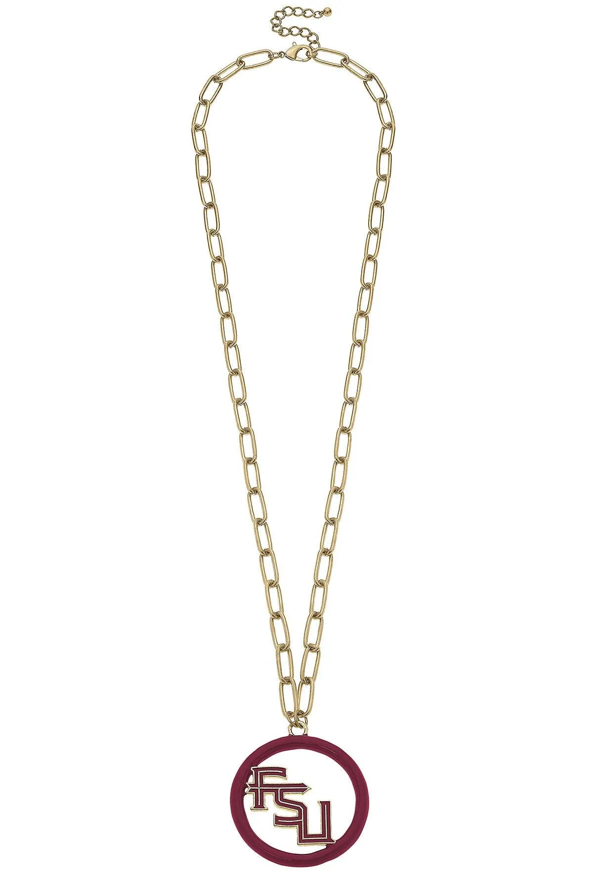 Florida State Seminoles Logo Enamel Medallion 32" Necklace sold by Canvas Style product image thumbnail 2