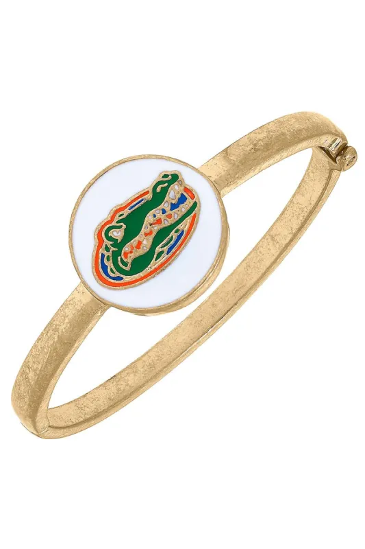 Florida Gators Enamel Statement Hinge Bangle - FINAL SALE sold by Canvas Style