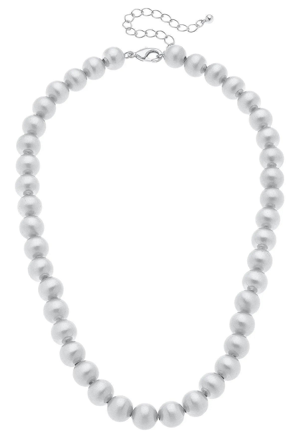 Jasper Ball Bead Necklace sold by Canvas Style