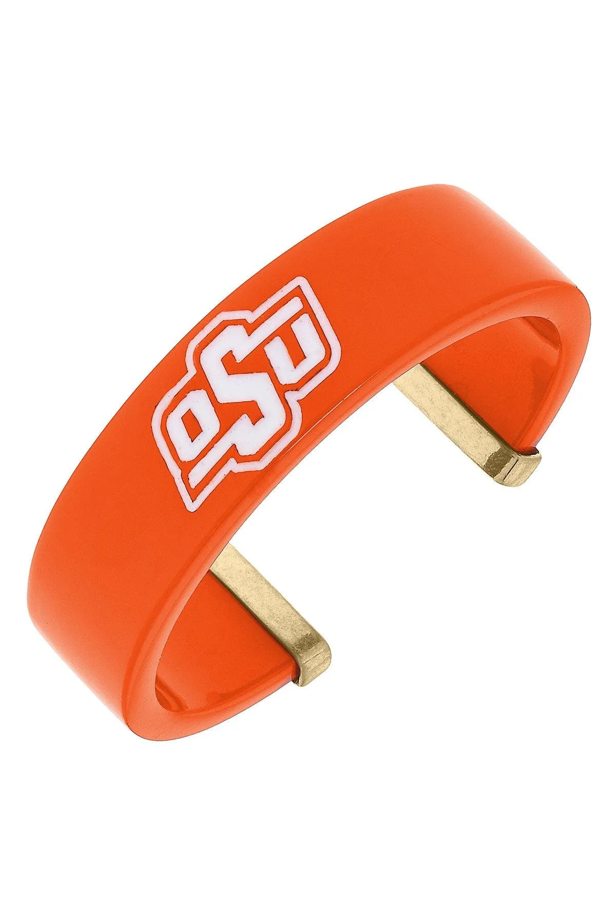 Oklahoma State Cowboys Resin Logo Cuff Bracelet sold by Canvas Style