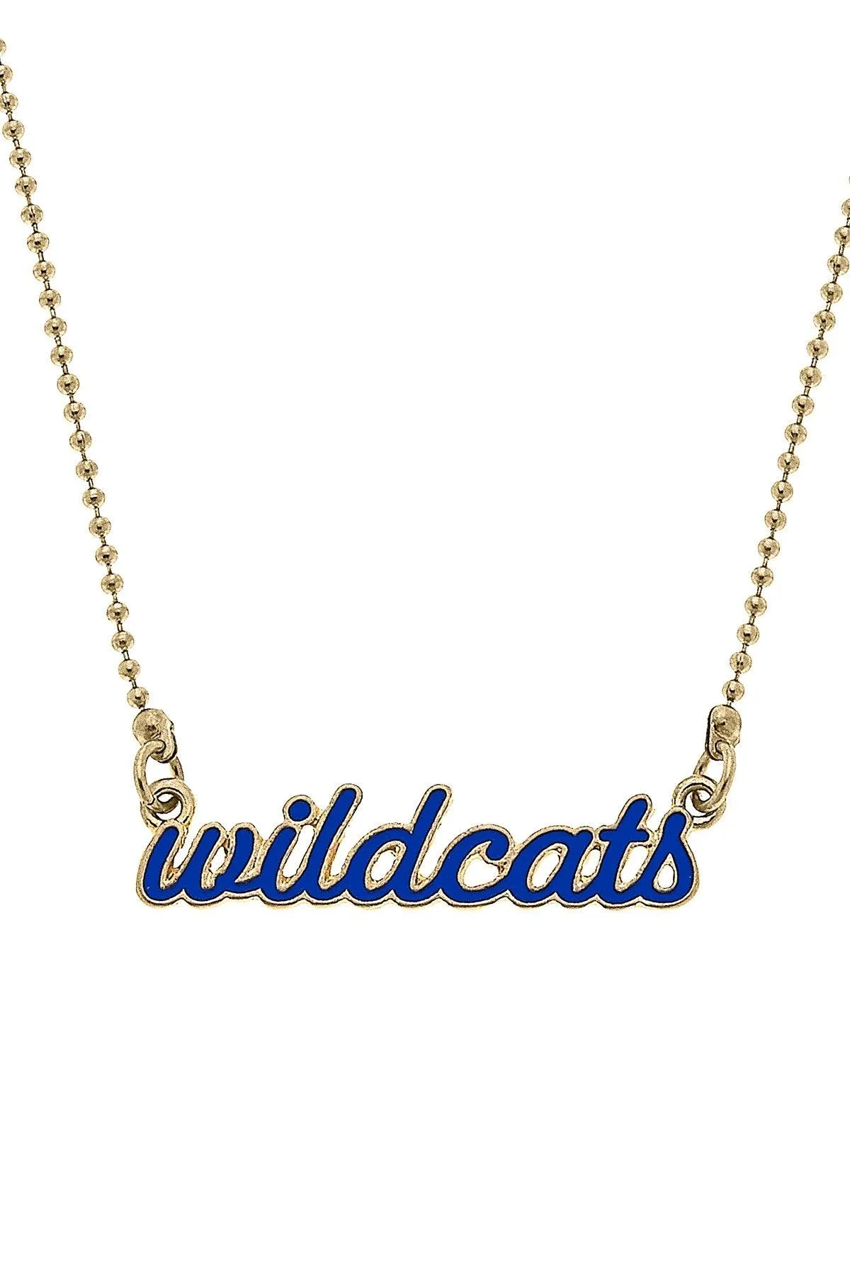 Kentucky Wildcats Enamel Script Necklace sold by Canvas Style