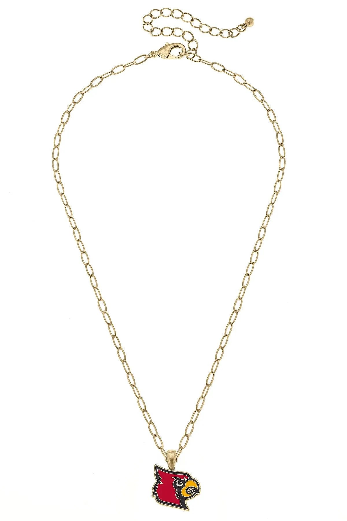 Louisville Cardinals Enamel Pendant Necklace in Red/Black - FINAL SALE sold by Canvas Style product image thumbnail 2