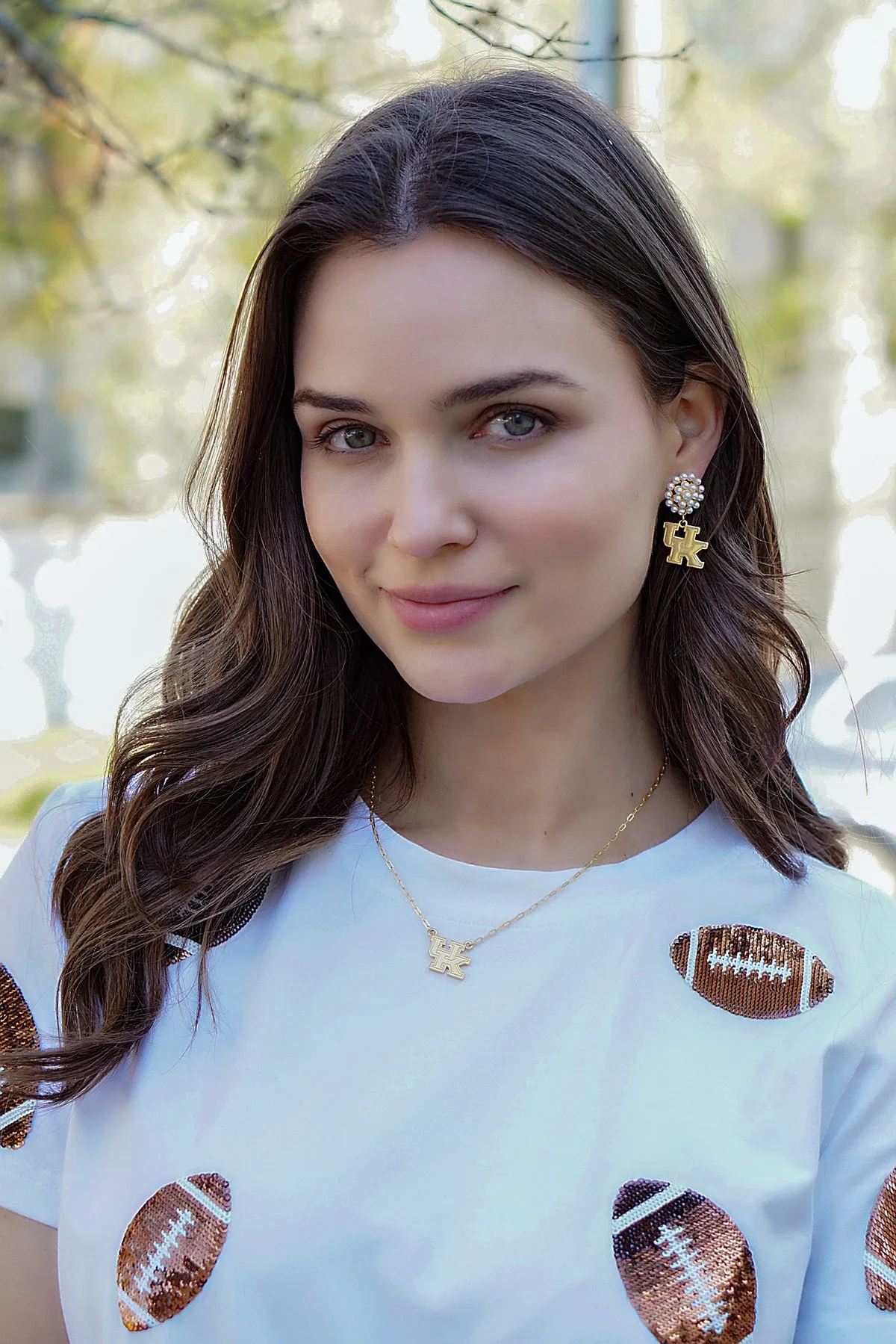 Kentucky Wildcats 24K Gold Plated Pendant Necklace sold by Canvas Style product image thumbnail 2