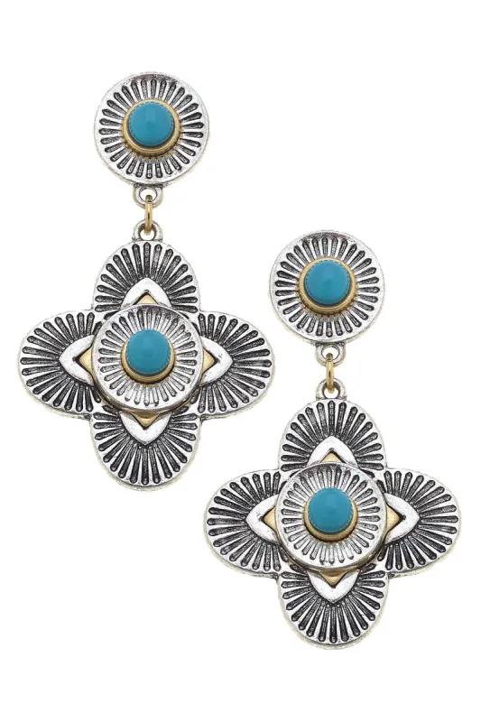 Rainwater Concho Earrings - FINAL SALE sold by Canvas Style