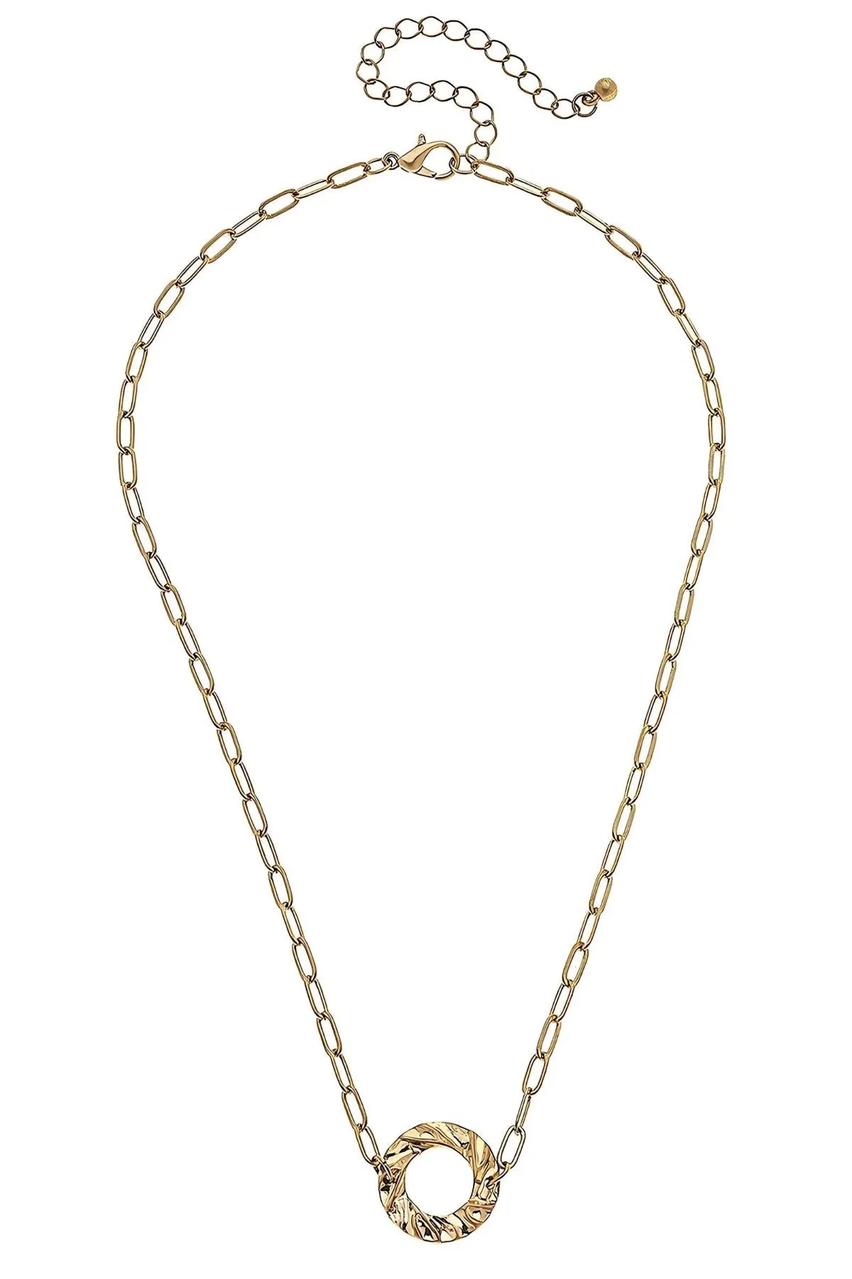 Lisbon Necklace in Worn Gold - FINAL SALE sold by Canvas Style product image thumbnail 2