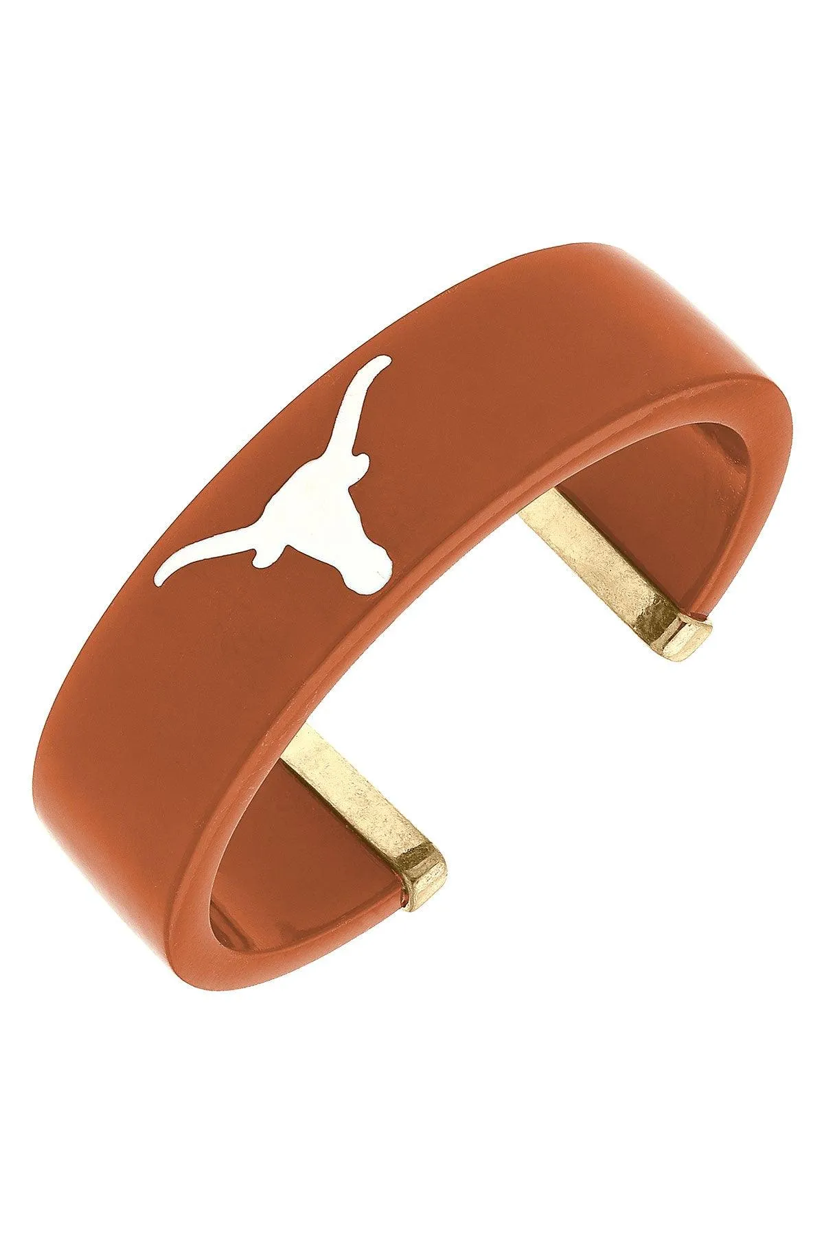 Texas Longhorns Resin Logo Cuff Bracelet sold by Canvas Style