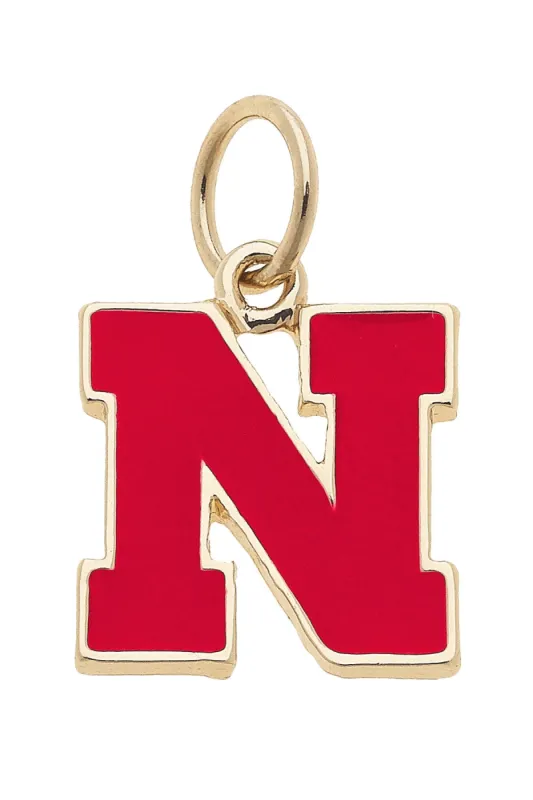 Nebraska Cornhuskers Enamel Logo Charm sold by Canvas Style