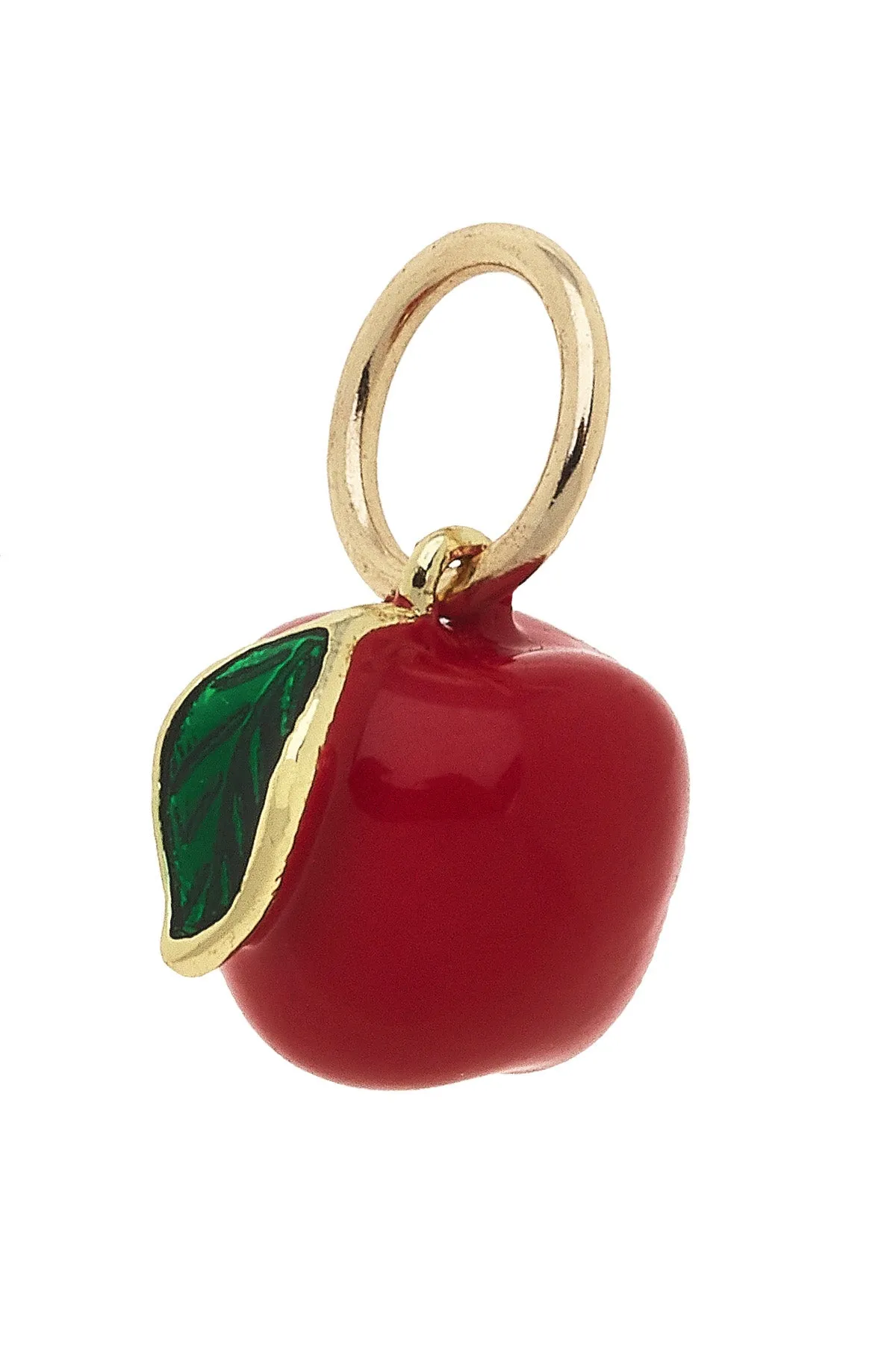 Apple Enamel Charm in Red sold by Canvas Style
