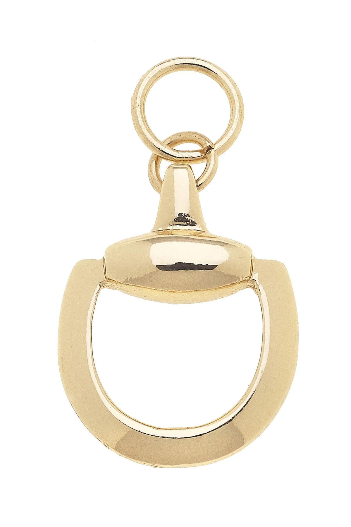 Horsebit Charm in Shiny Gold sold by Canvas Style