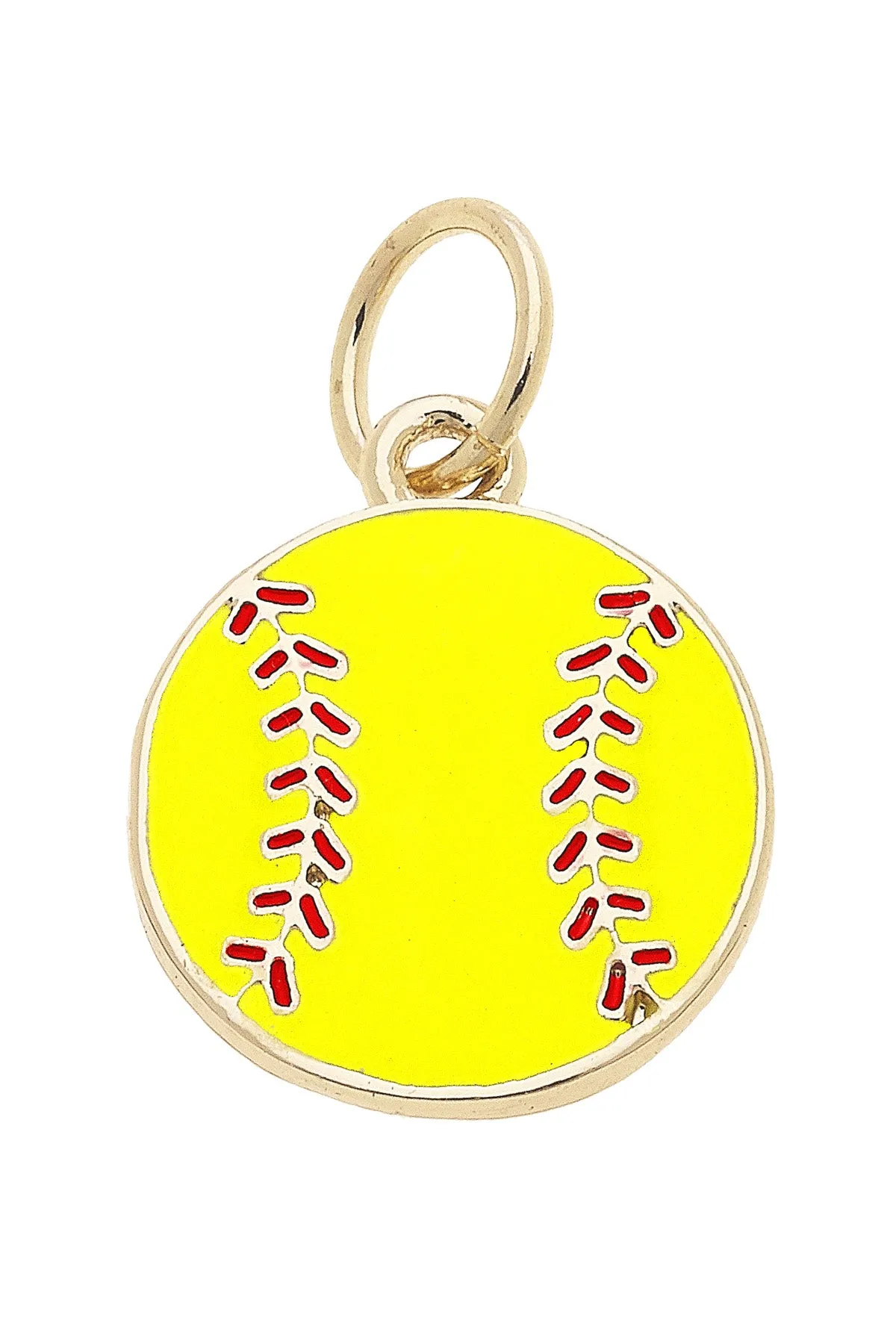 Enamel Softball Charm sold by Canvas Style