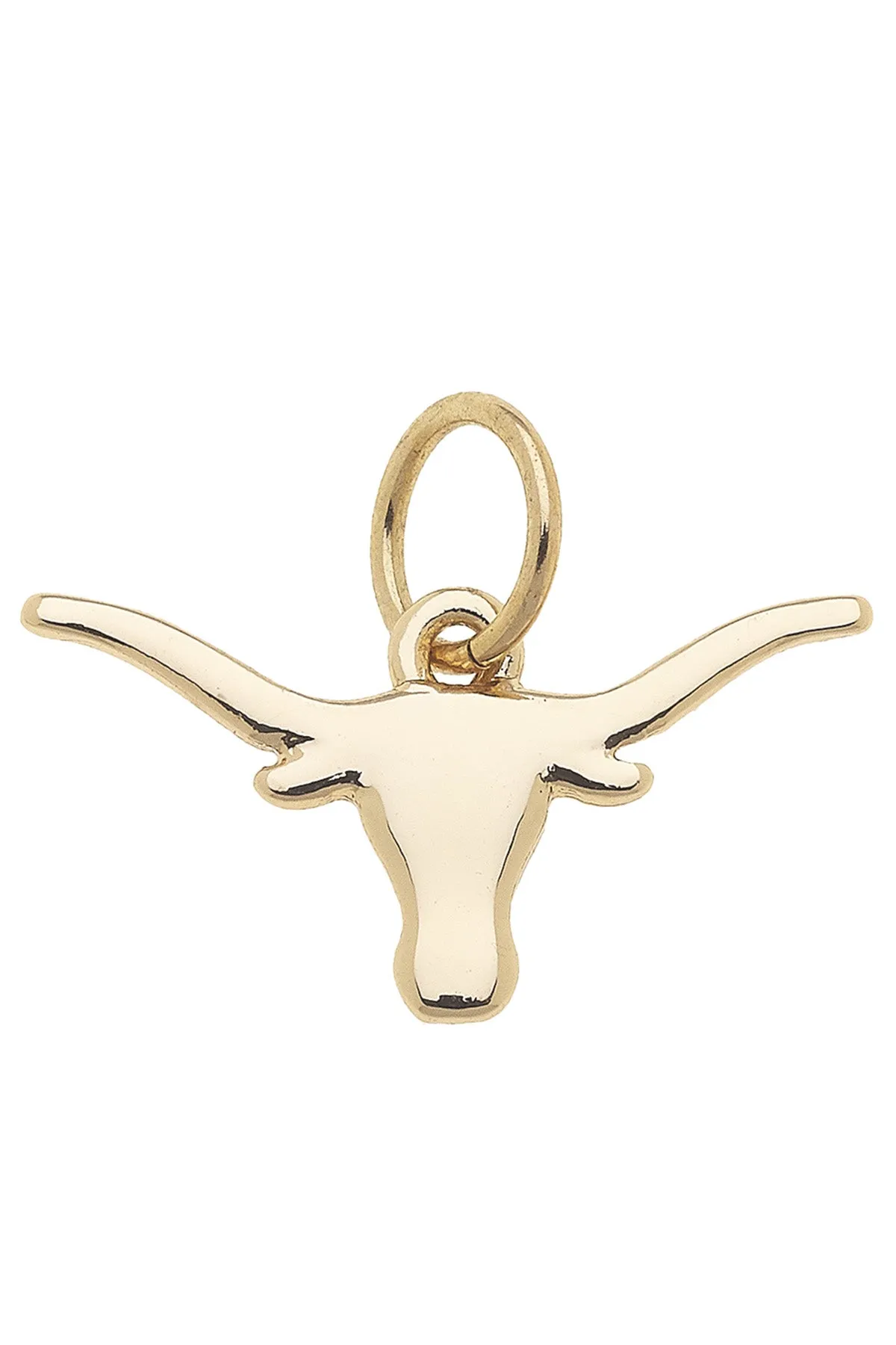 Texas Longhorns Shiny Gold Logo Charm sold by Canvas Style