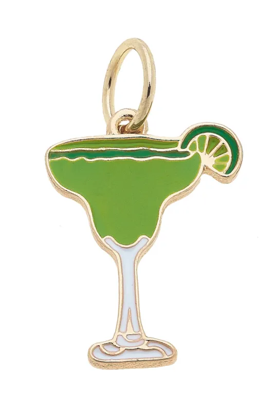 Enamel Margarita Charm in Green sold by Canvas Style