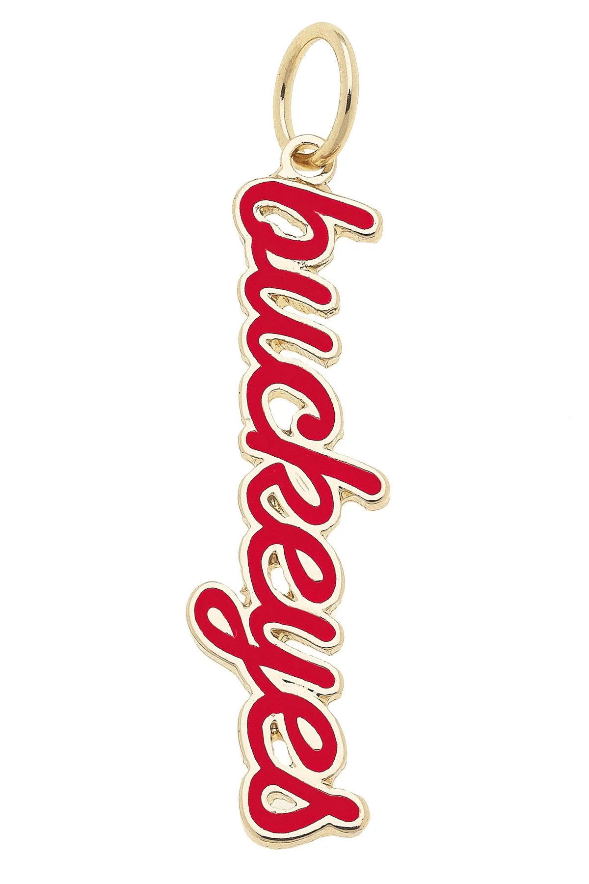 Ohio State Buckeyes Enamel Script Charm sold by Canvas Style