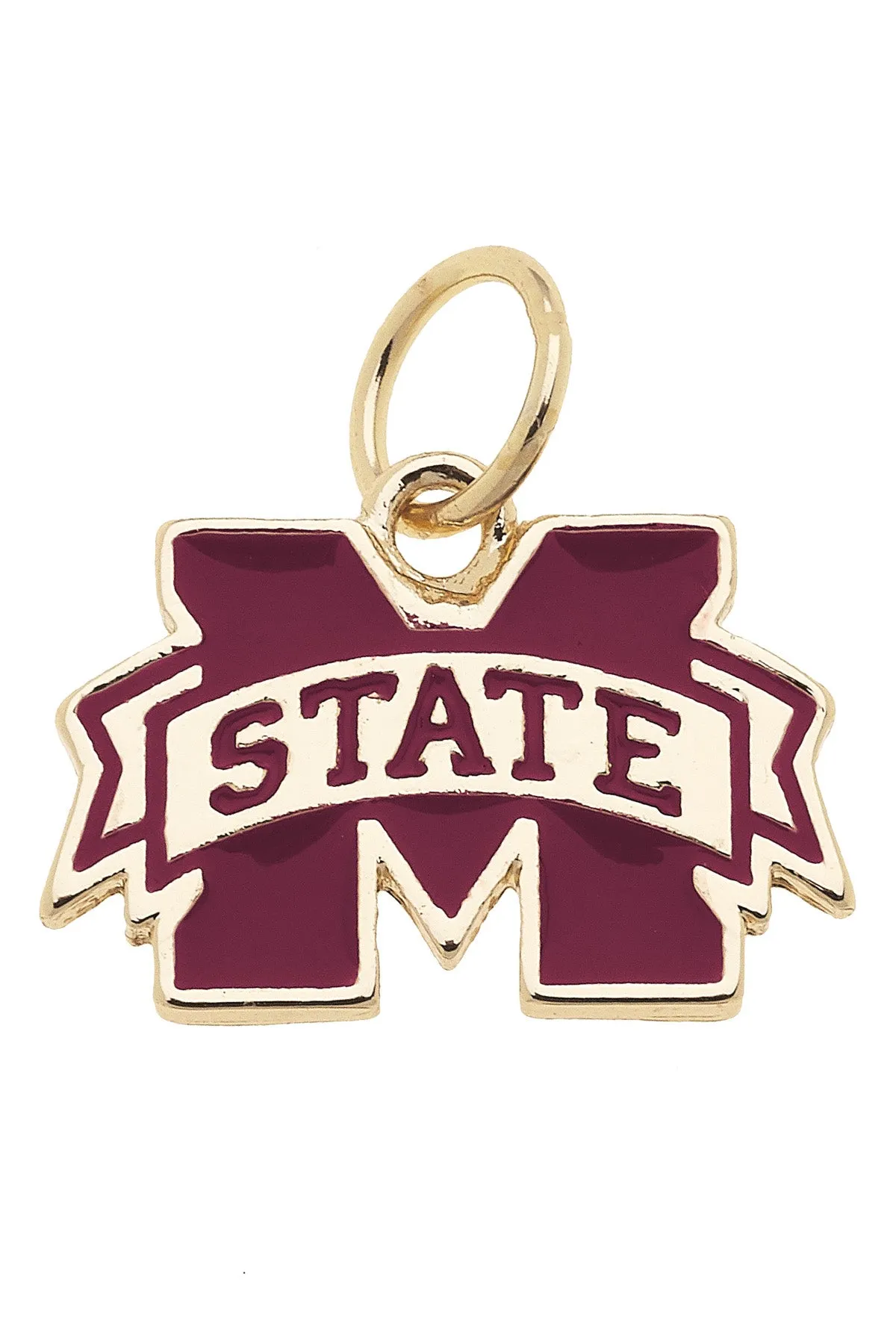 Mississippi State Bulldogs Enamel Logo Charm sold by Canvas Style