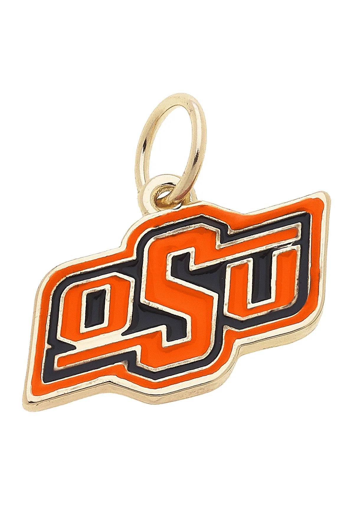 Oklahoma State Cowboys Enamel Logo Charm sold by Canvas Style
