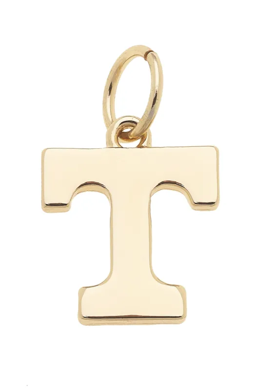 Tennessee Volunteers Shiny Gold Logo Charm sold by Canvas Style