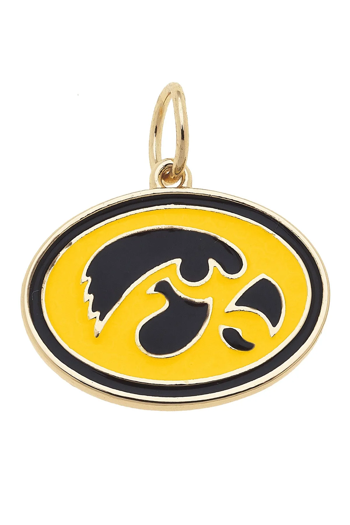 Iowa Hawkeyes Enamel Logo Charm sold by Canvas Style