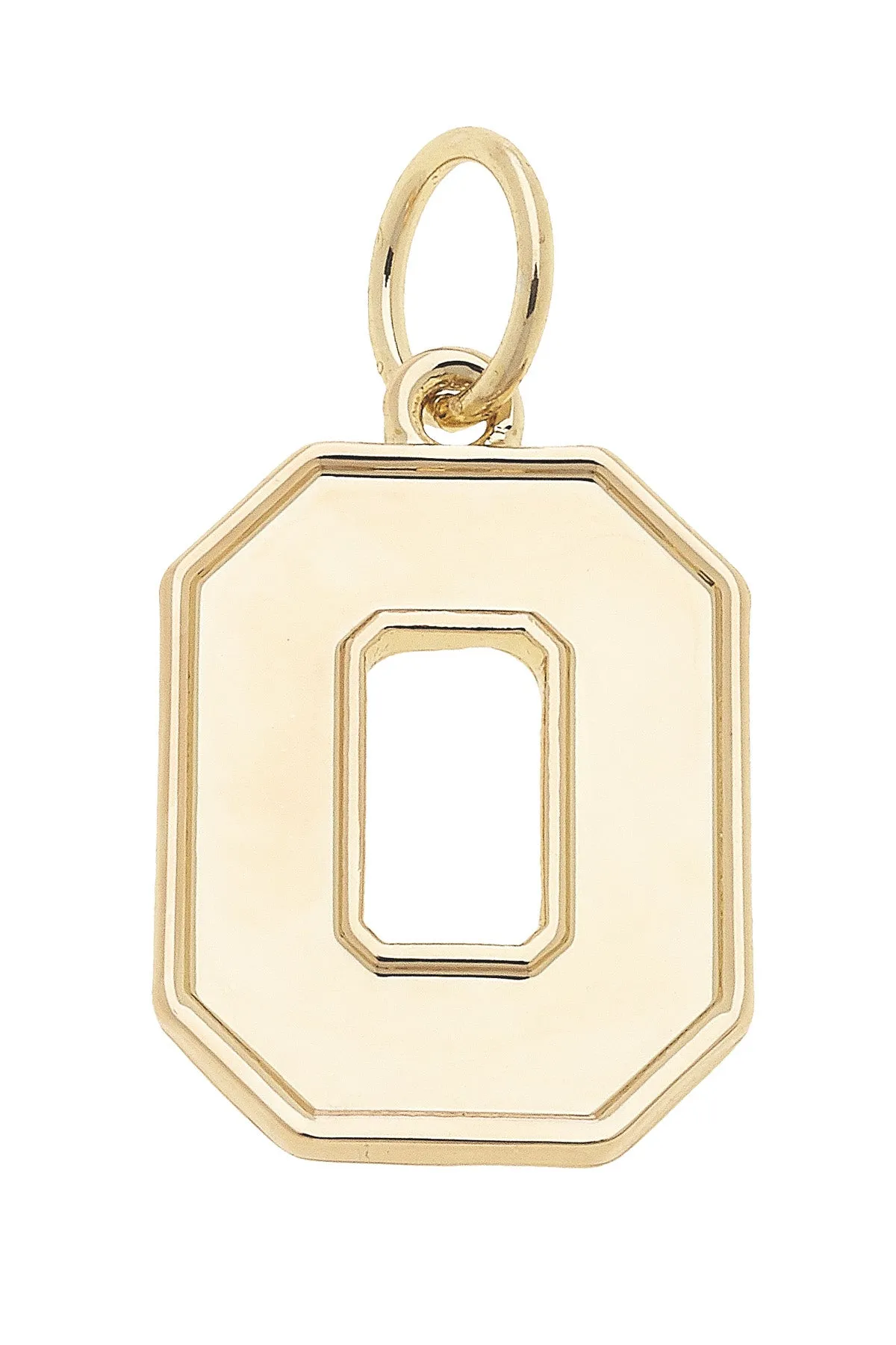 Ohio State Buckeyes Shiny Gold Logo Charm sold by Canvas Style