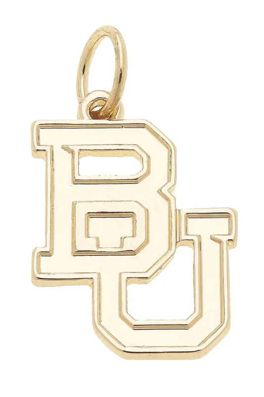 Baylor Bears Shiny Gold Logo Charm sold by Canvas Style