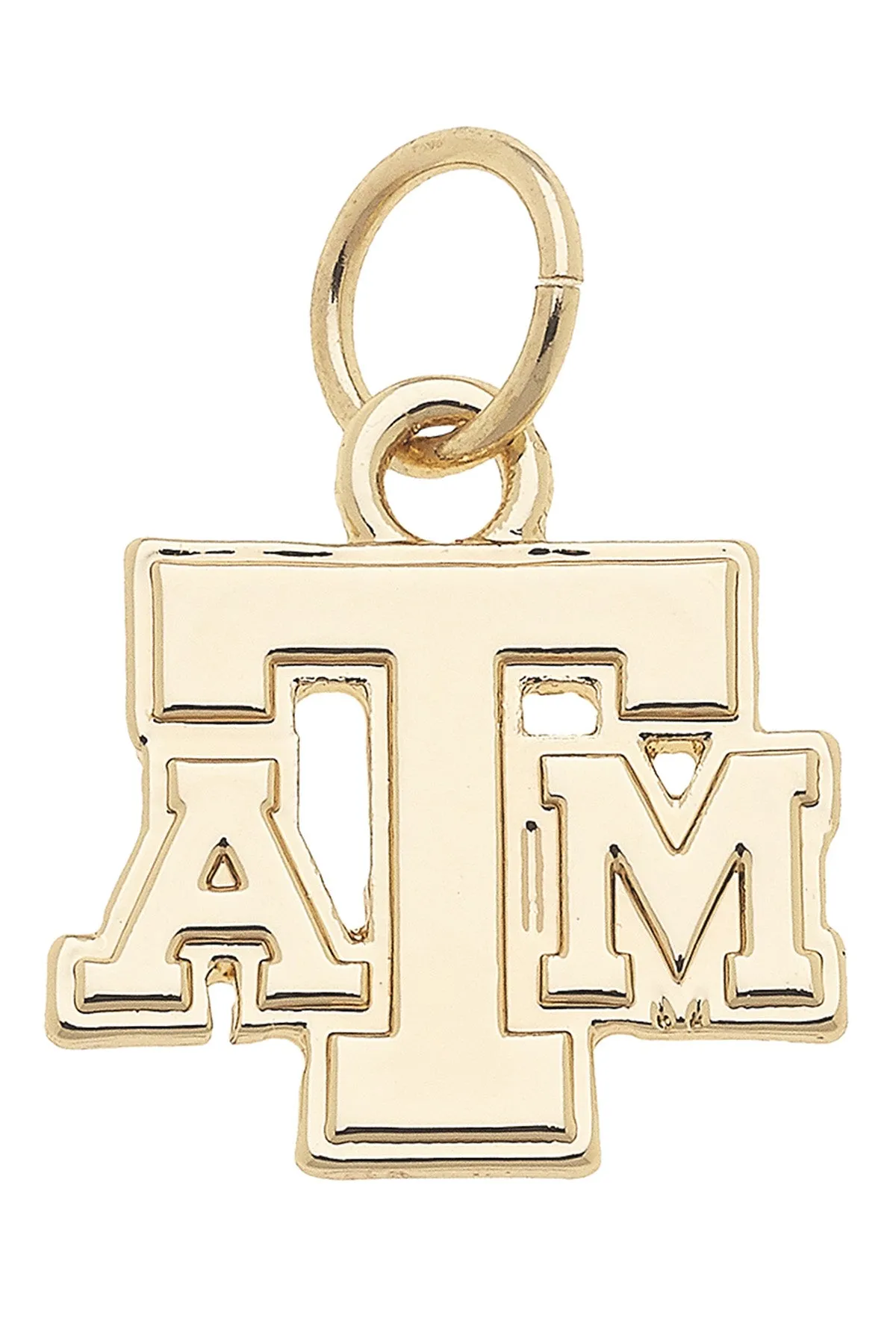 Texas A&M Aggies Shiny Gold Logo Charm sold by Canvas Style