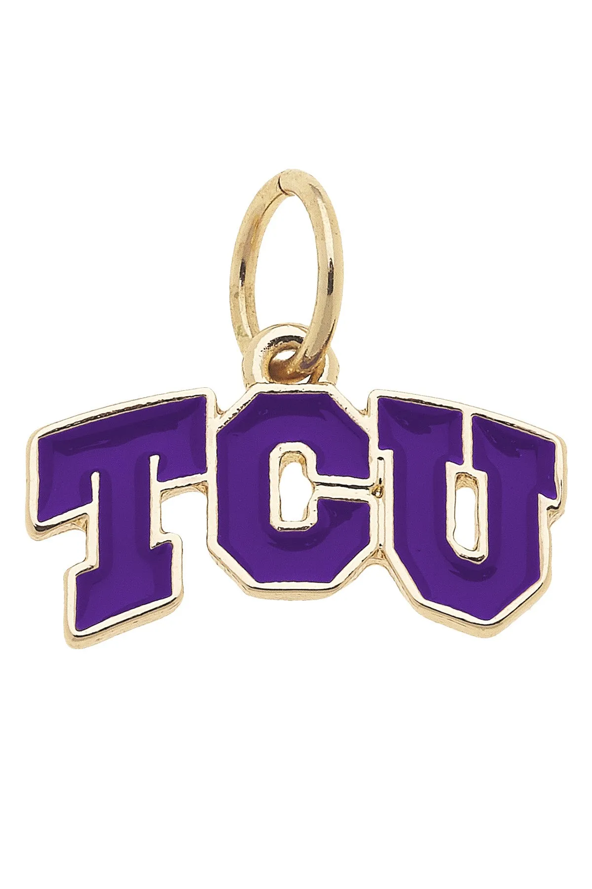 TCU Horned Frogs Enamel Logo Charm sold by Canvas Style