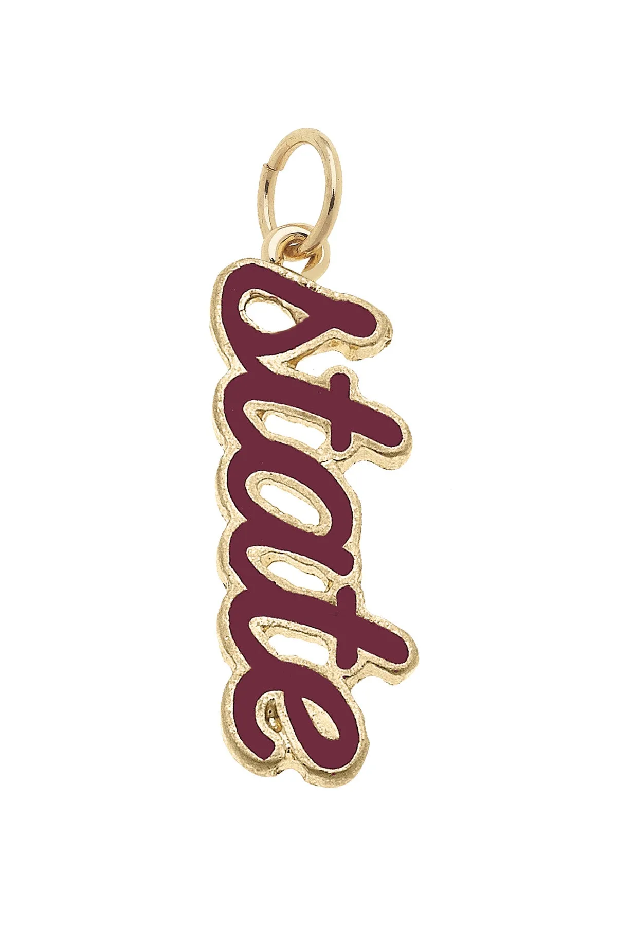 Mississippi State Bulldogs Enamel Script Charm sold by Canvas Style