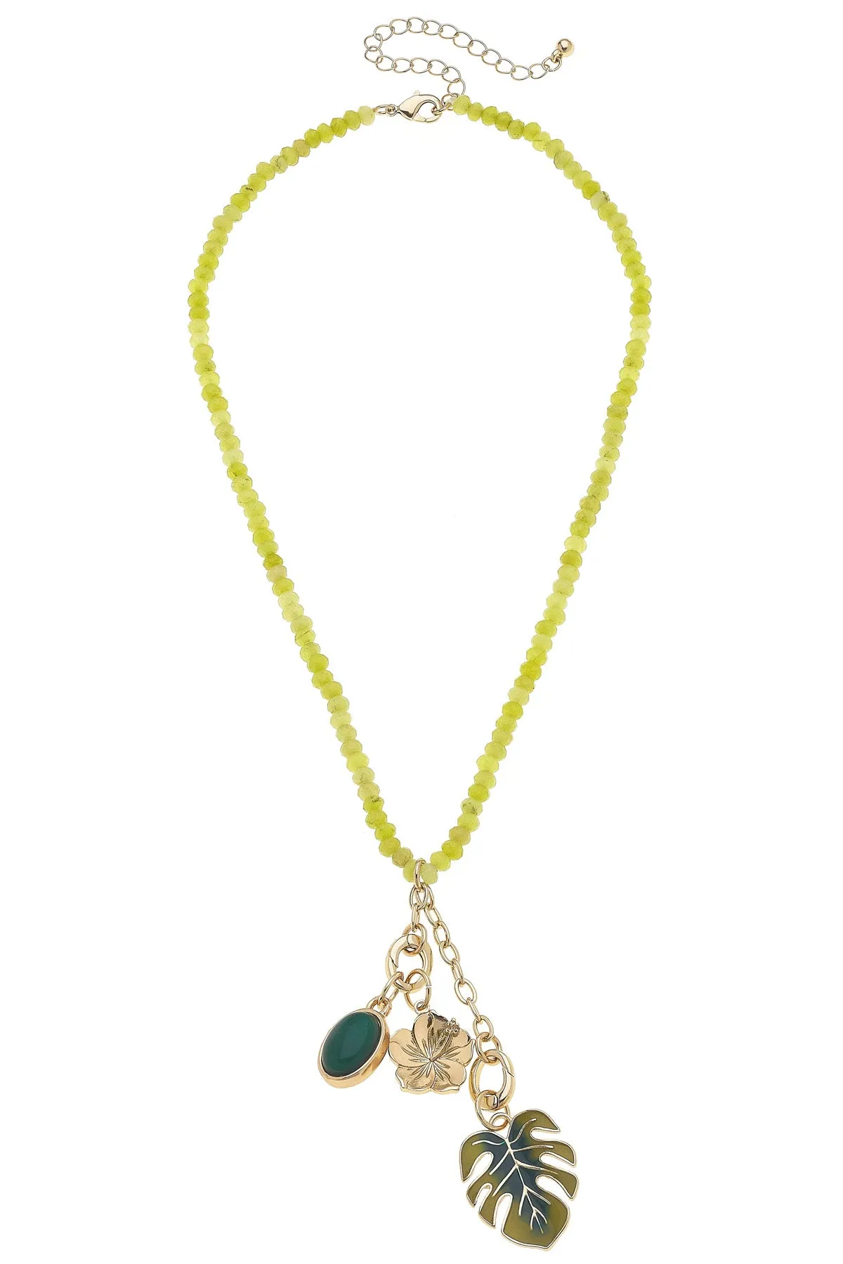 Into the Jungle Premade Charm Necklace sold by Canvas Style