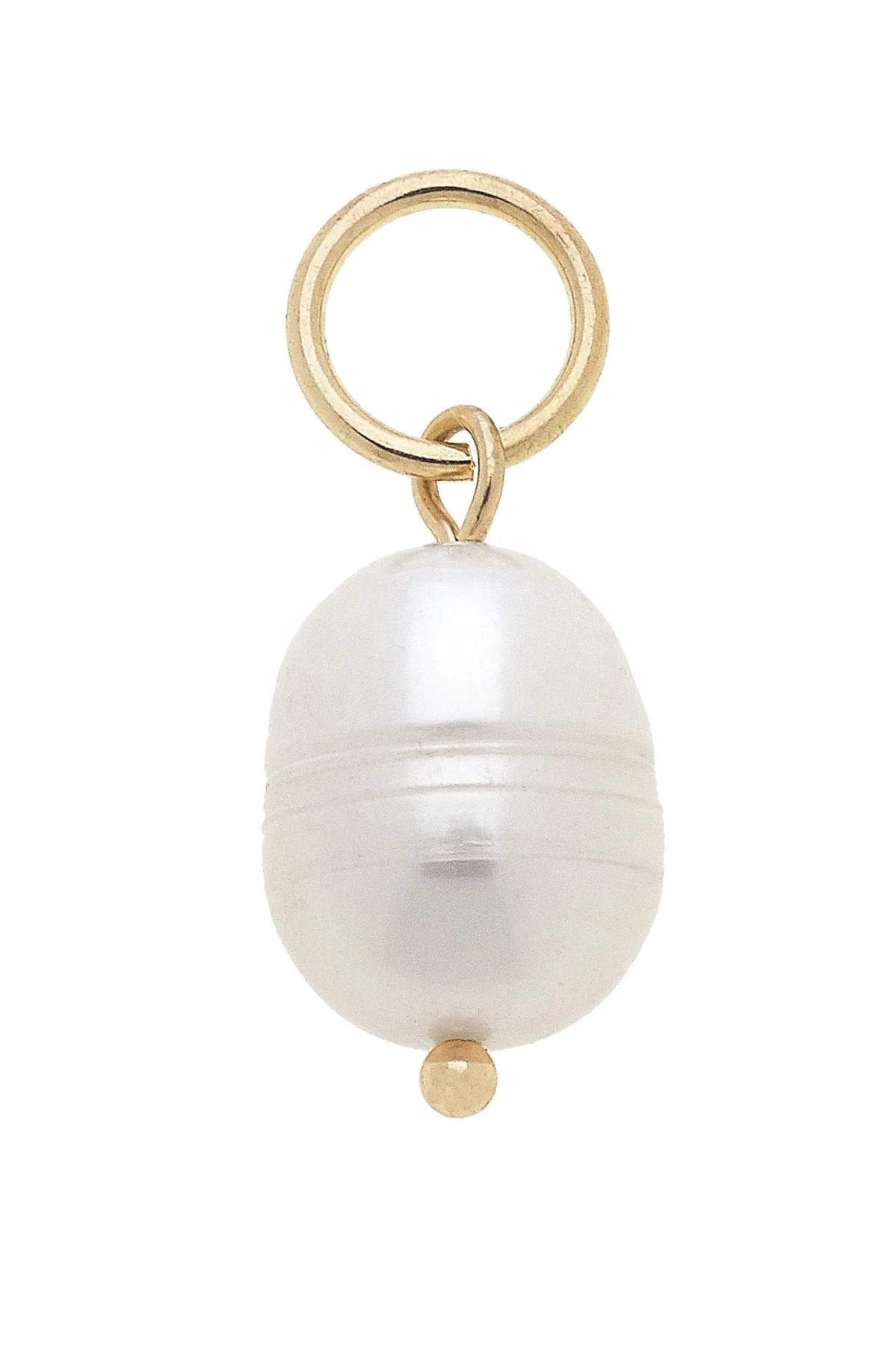 Freshwater Pearl Charm in Ivory sold by Canvas Style