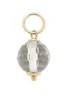 Glass Faceted Bead Charm in Clear sold by Canvas Style
