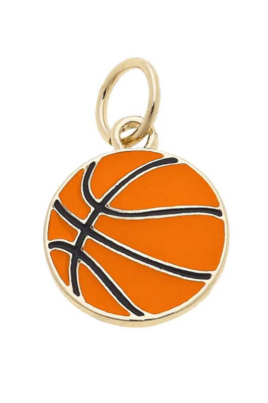 PREORDER 9/1: Enamel Basketball Charm sold by Canvas Style