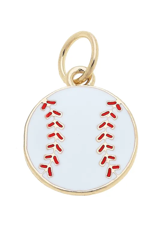 Enamel Baseball Charm sold by Canvas Style