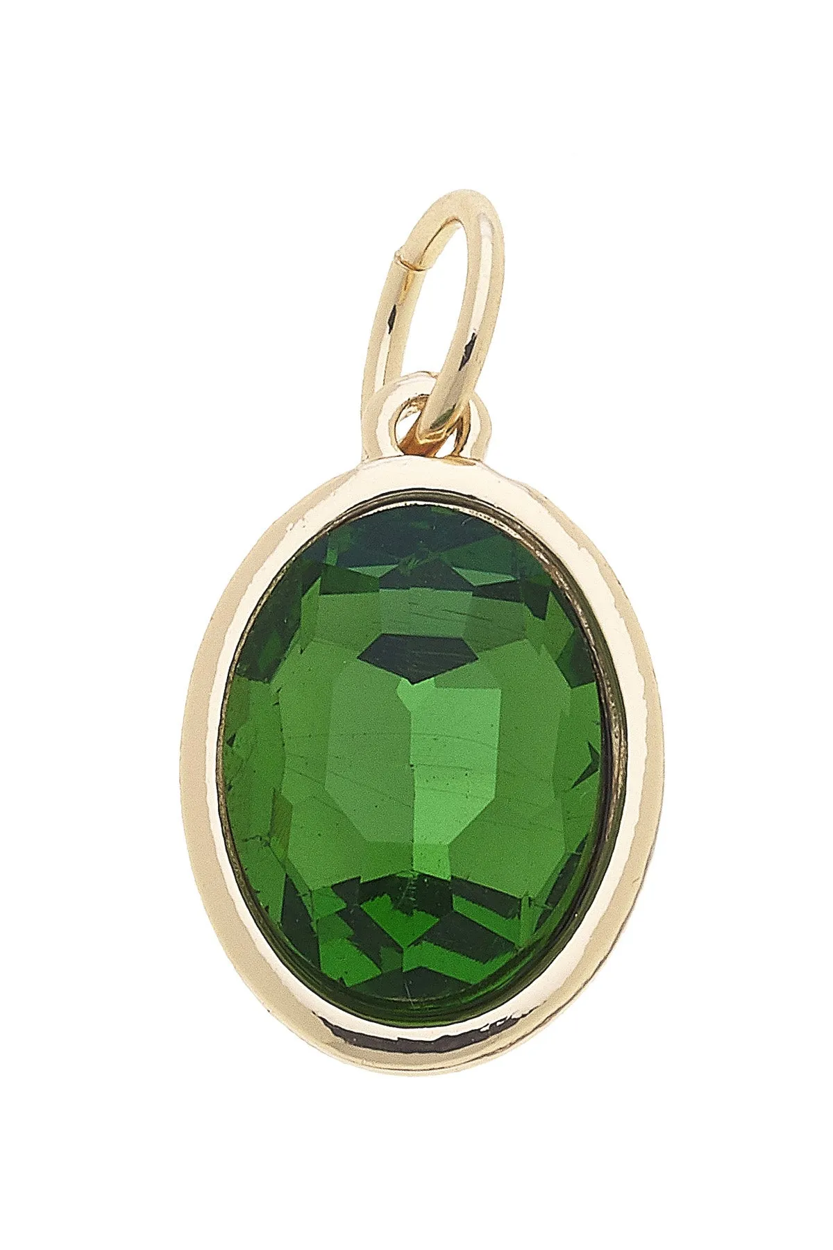 August Birthstone Charm in Peridot sold by Canvas Style