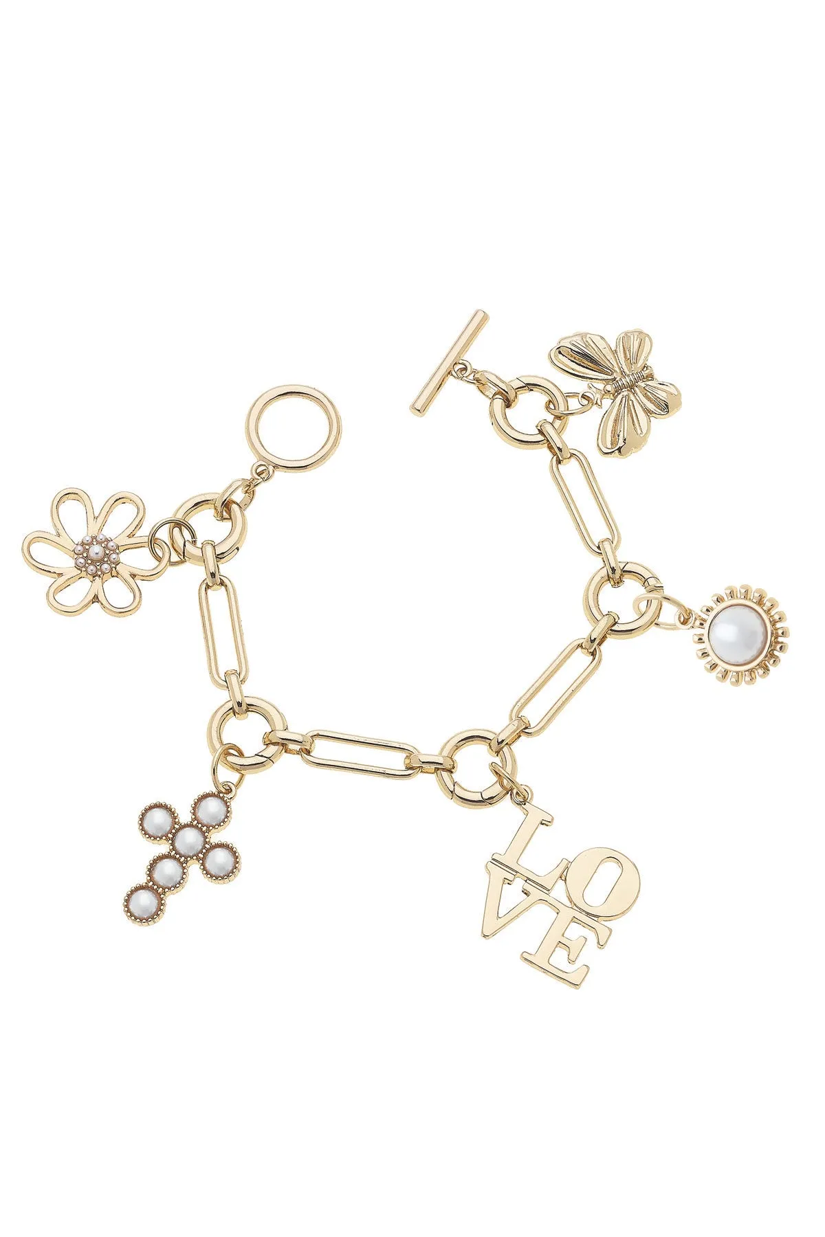 Favorite Things Premade Charm Bracelet sold by Canvas Style