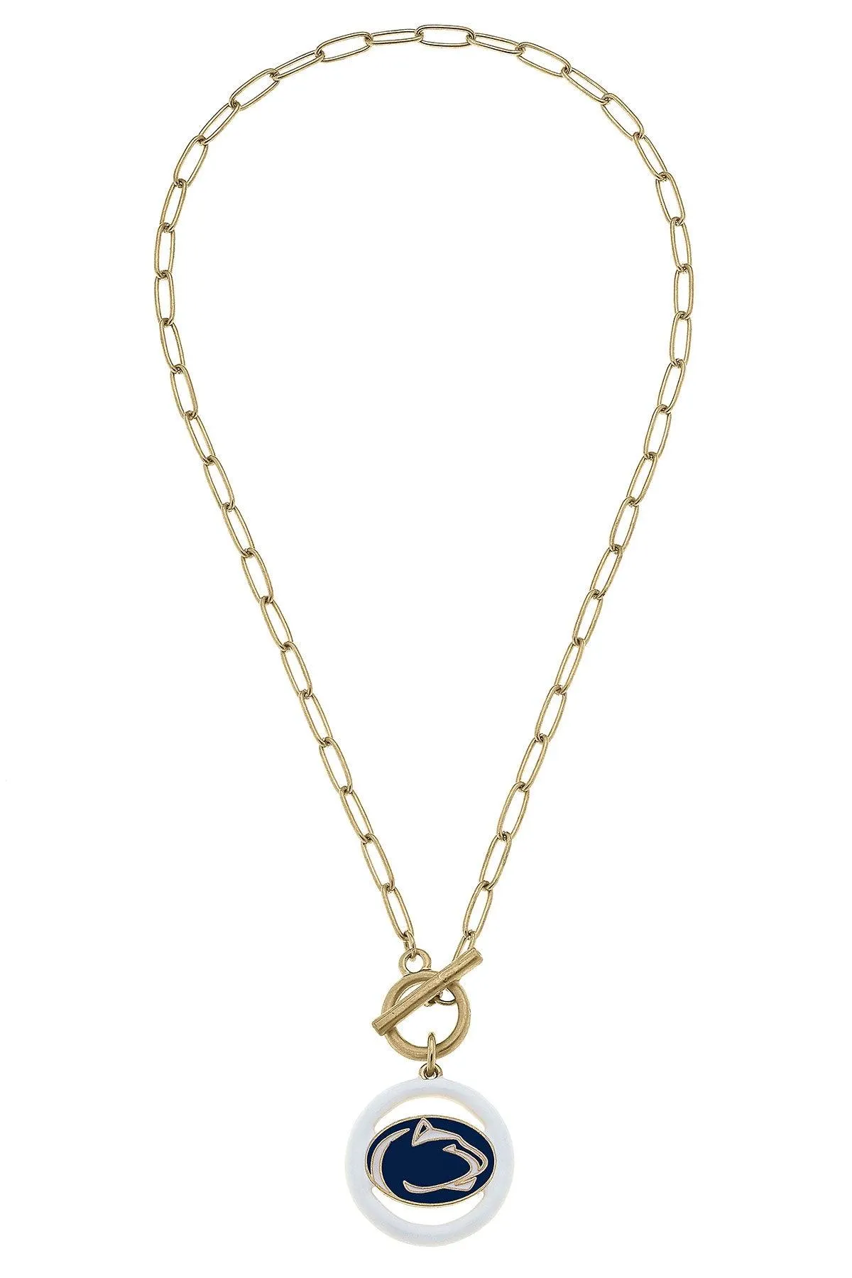 Penn State Nittany Lions Enamel Logo T-Bar 16" Necklace sold by Canvas Style product image thumbnail 2