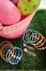 Bali 24K Gold Plated Ball Bead Silicone Bracelet in Aqua - FINAL SALE sold by Canvas Style