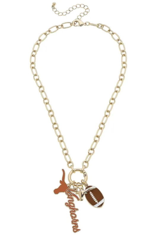 Saturdays in Austin Premade Charm Necklace sold by Canvas Style