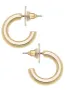 Celia Hoop Earrings in Shiny Gold sold by Canvas Style